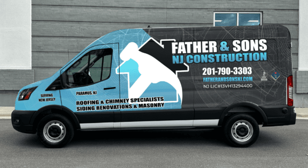 Father & Sons NJ Construction work van