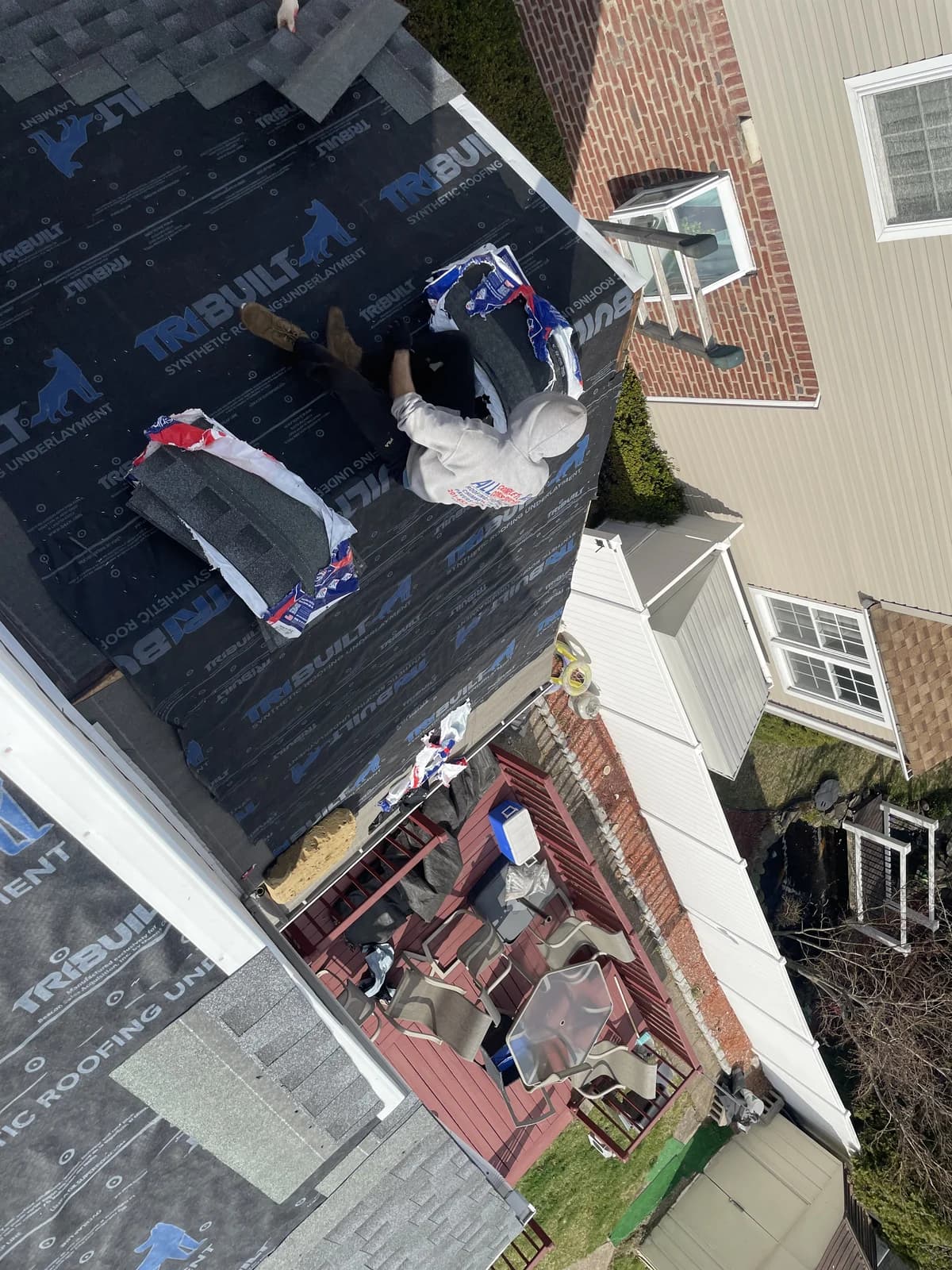 Roofing project 4 by Father & Sons NJ Construction serving Clark, NJ