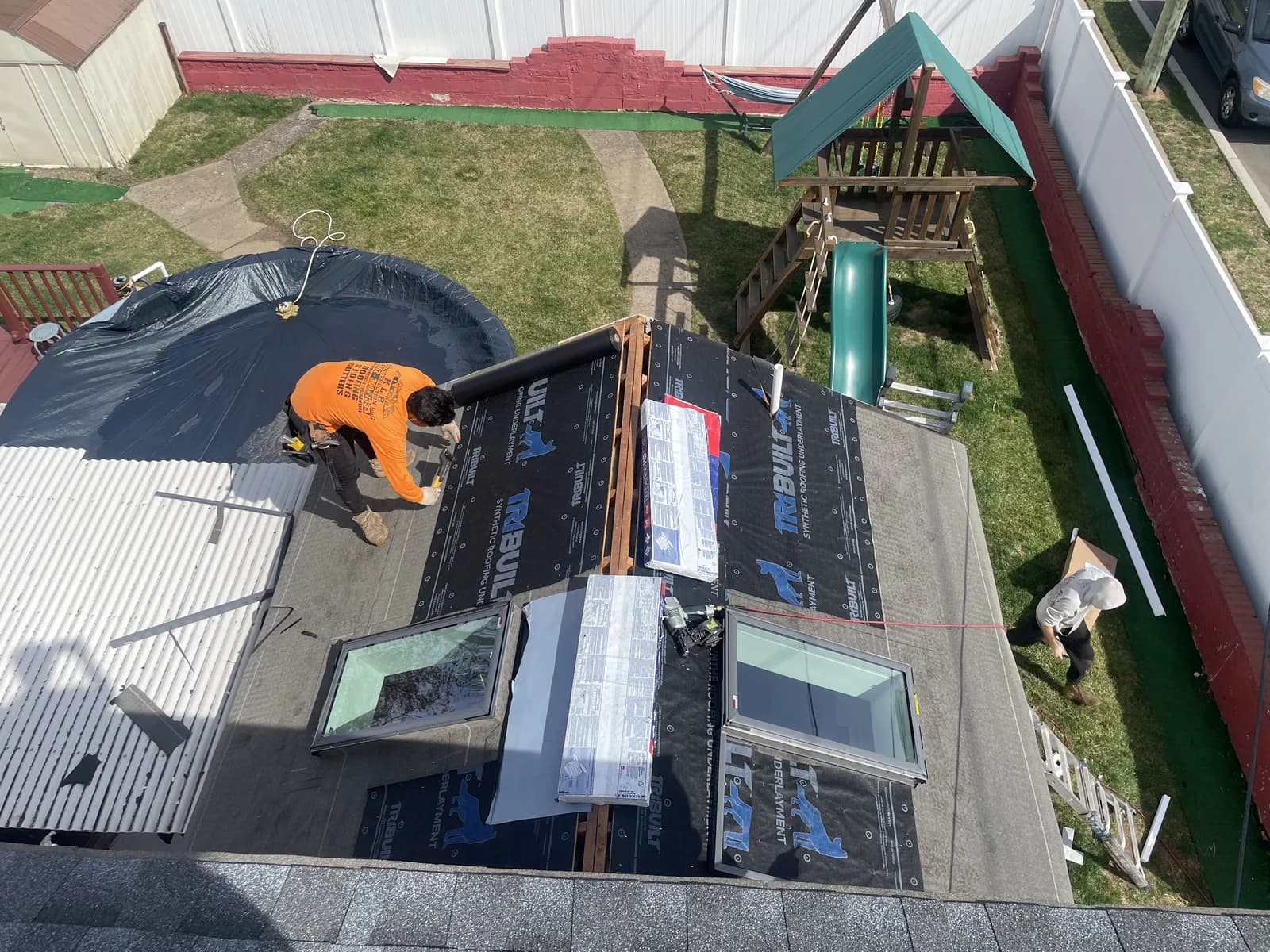 Roofing project 9 by Father & Sons NJ Construction serving Helmetta, NJ