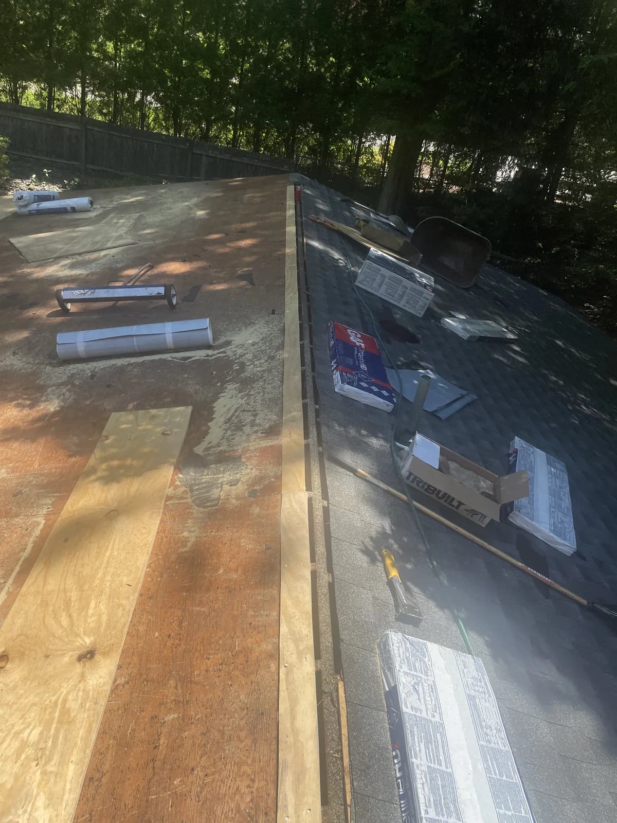 Roofing project 1 by Father & Sons NJ Construction serving Hanover, NJ