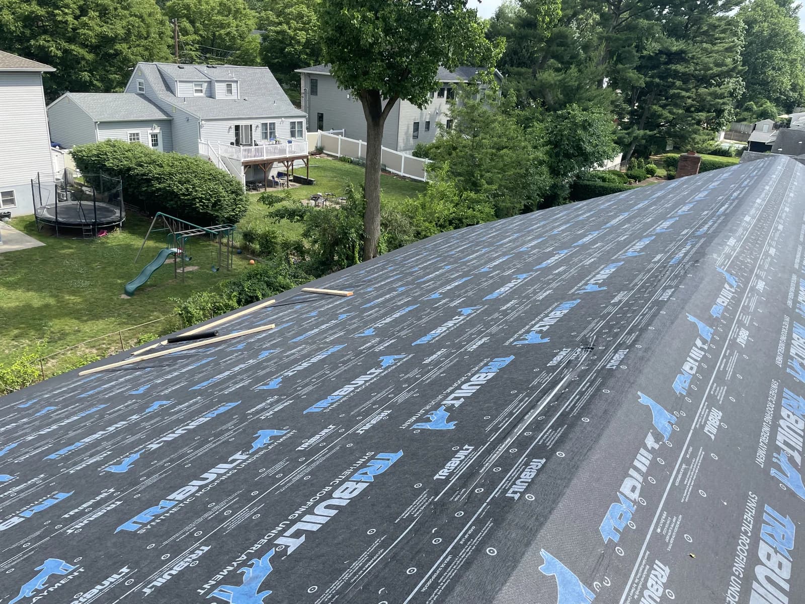 Roofing project 7 by Father & Sons NJ Construction serving Clark, NJ