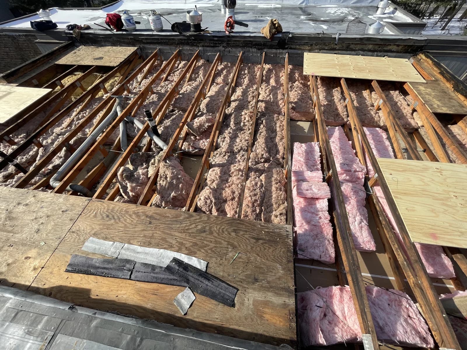 Chimney Flashing — recent project by Father & Sons NJ Construction