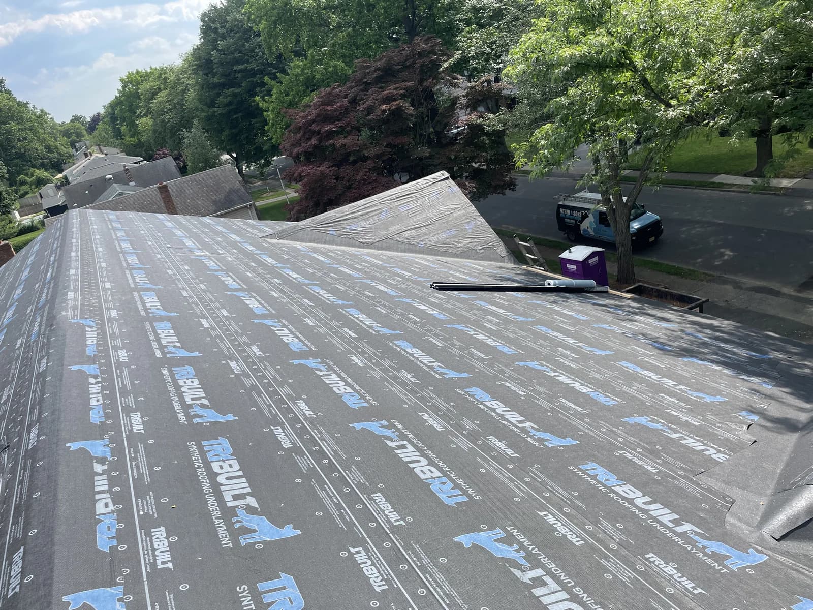 Roofing project 2 near Wayne, NJ by Father & Sons NJ Construction