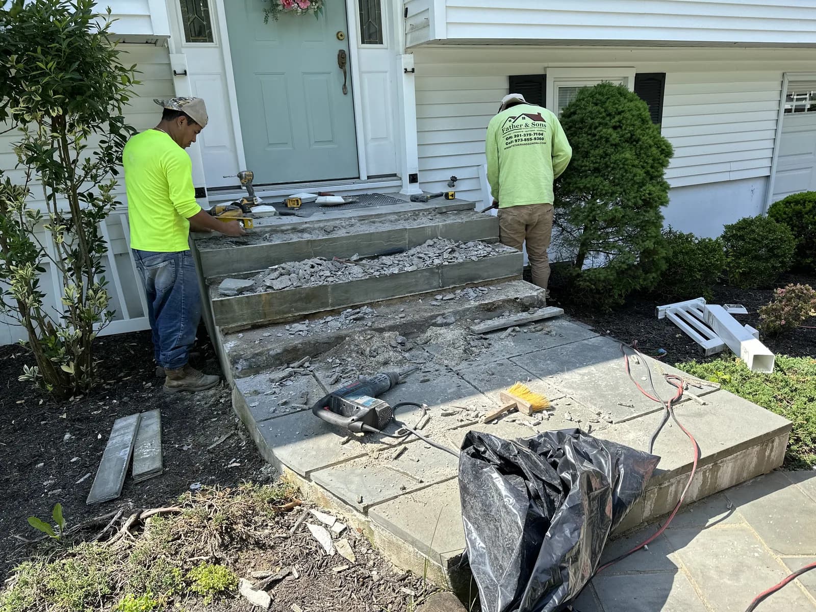 Masonry project 2 near Hackensack, NJ by Father & Sons NJ Construction